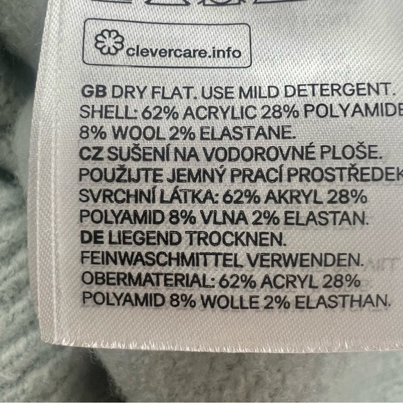 H&M Wool Blend Cloud Dancer Sweater Y2k - Picture 5 of 5